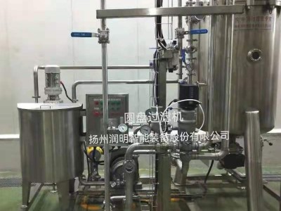 扬州润明公司圆盘糖浆过滤机在非洲饮料厂投入运行