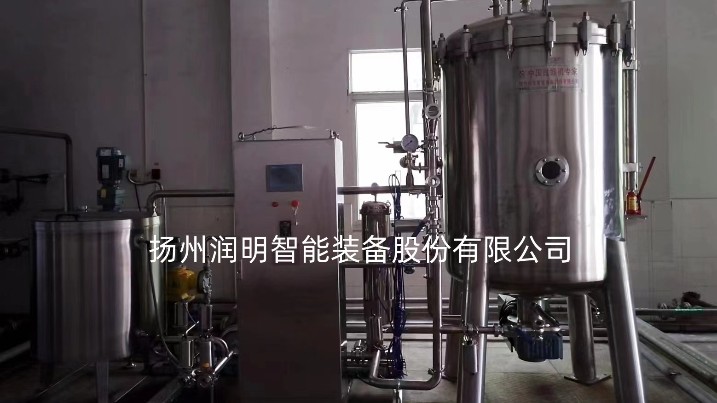 全自动圆盘过滤机应用于加加集团固态发酵醋过滤