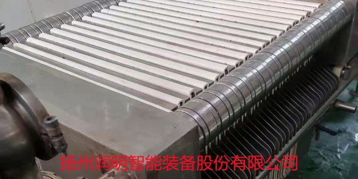 扬州润明纸板过滤机在江苏生物公司使用现场