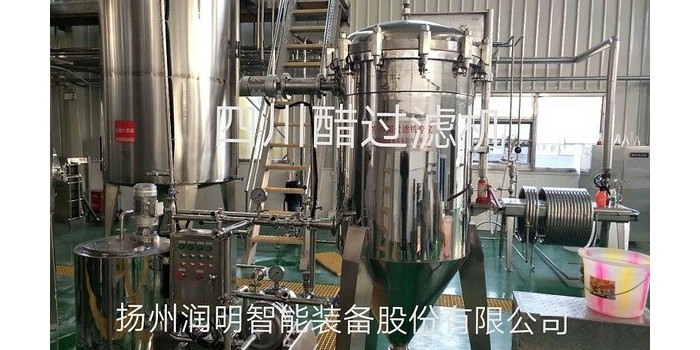圆盘过滤机在四川生生酱园食品的使用现场