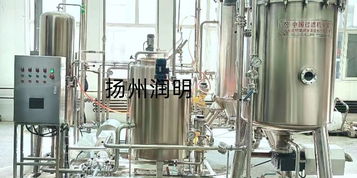 圆盘过滤机用于高盐稀态酱油过滤